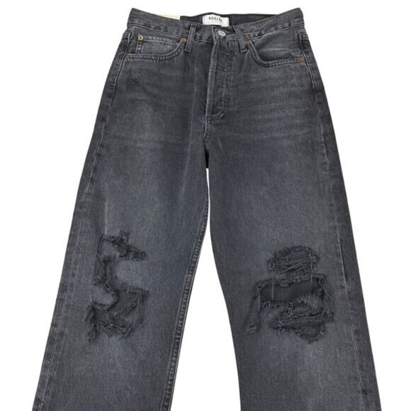 NWT AGOLDE 90s Mid Rise Loose Sz 23 Vagabond - Picture 6 of 11